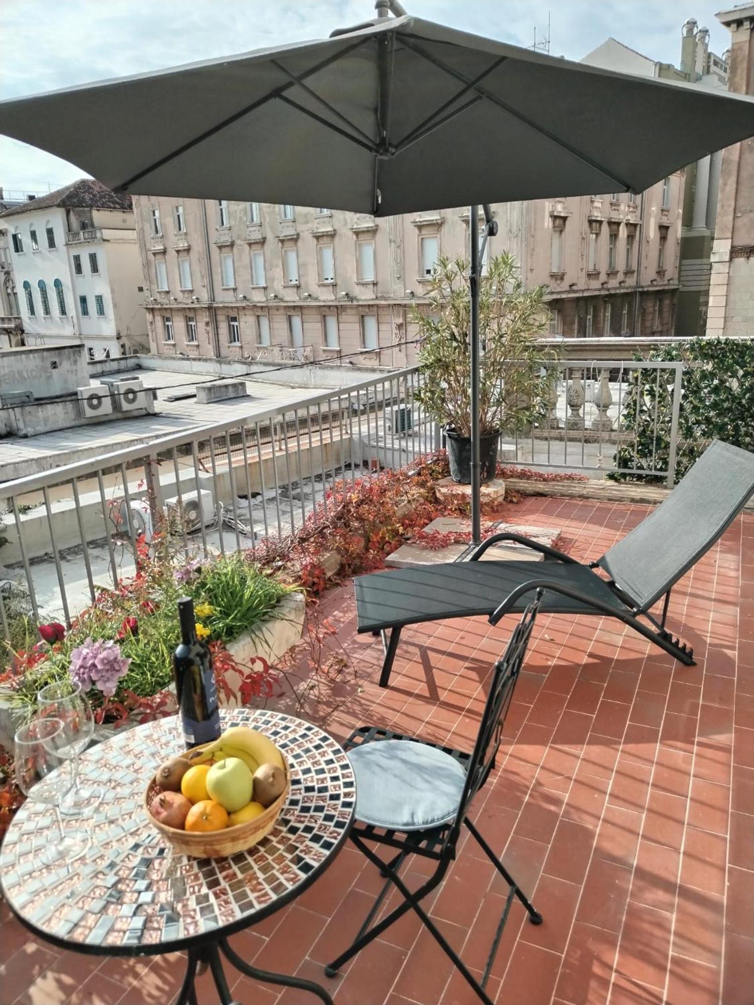 Sunny Terrace Apartment Split Bagian luar foto